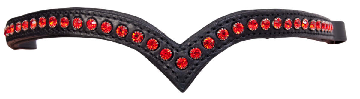 Kombi Browband 1 row crystals