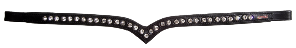 Kombi Browband 1 row crystals