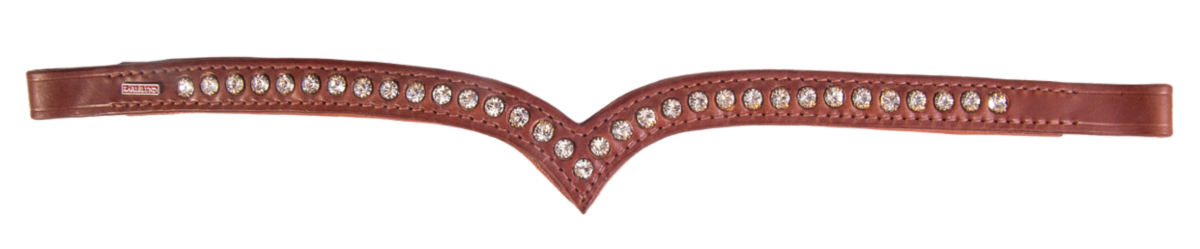 Kombi Browband 1 row crystals