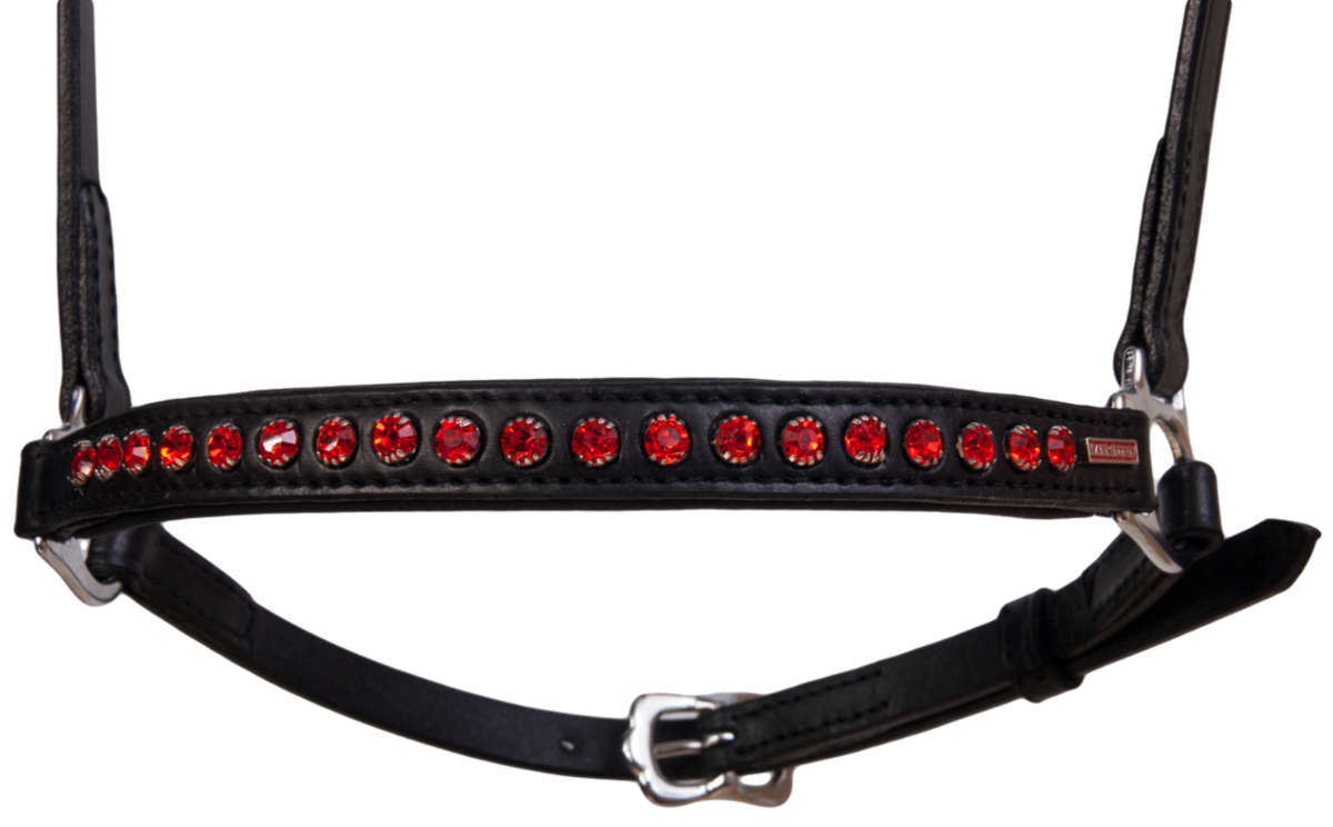 Kombi Hannoveran noseband, 1 row crystals