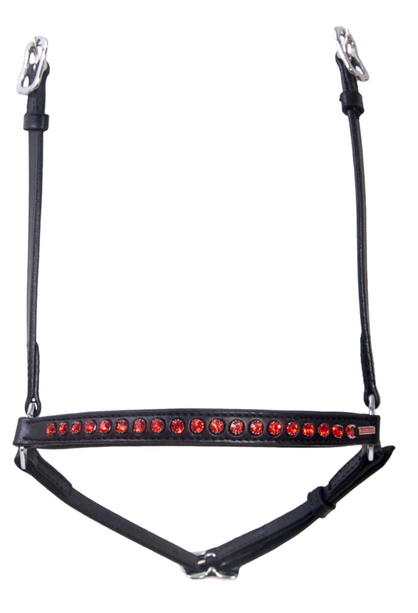 Kombi Hannoveran noseband, 1 row crystals