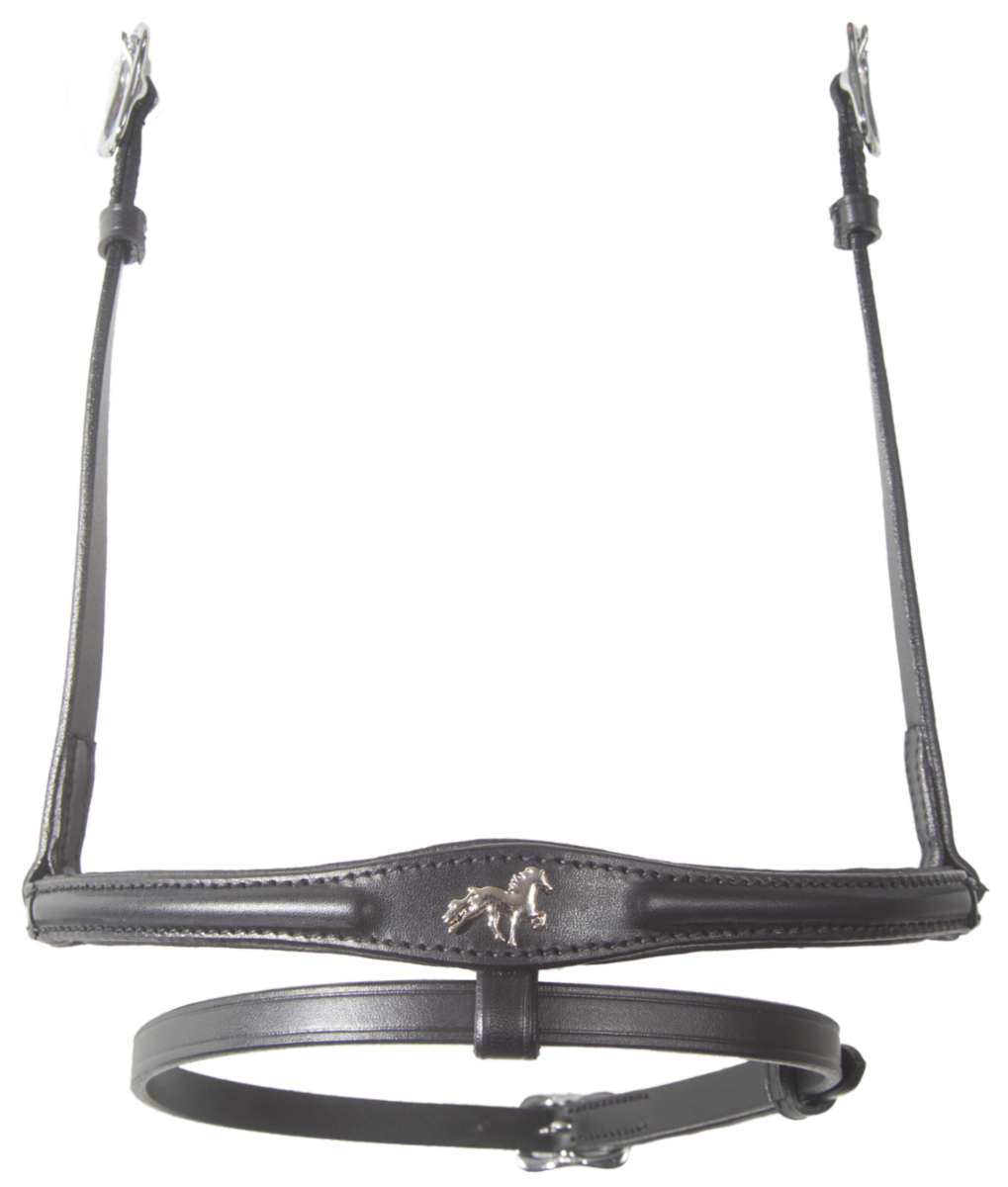 Kombi Combined noseband with horse emblem