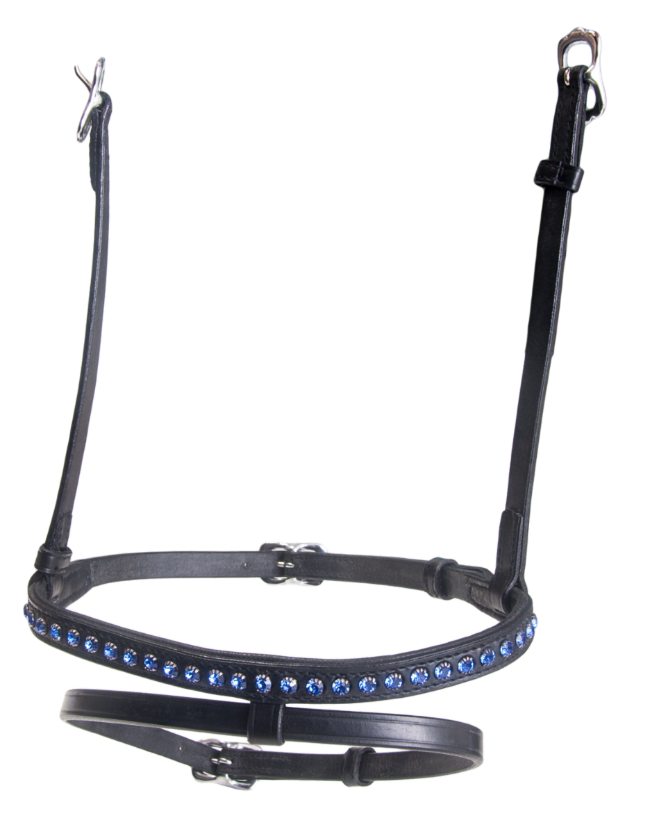 Kombi Combined noseband, 1 row crystals