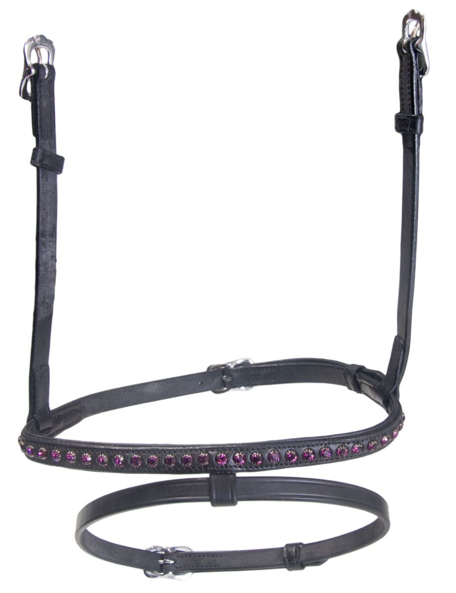 Kombi Combined noseband, 1 row crystals