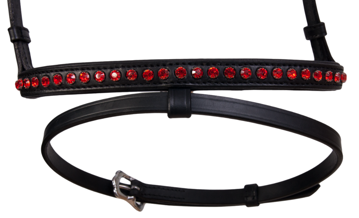 Kombi Combined noseband, 1 row crystals