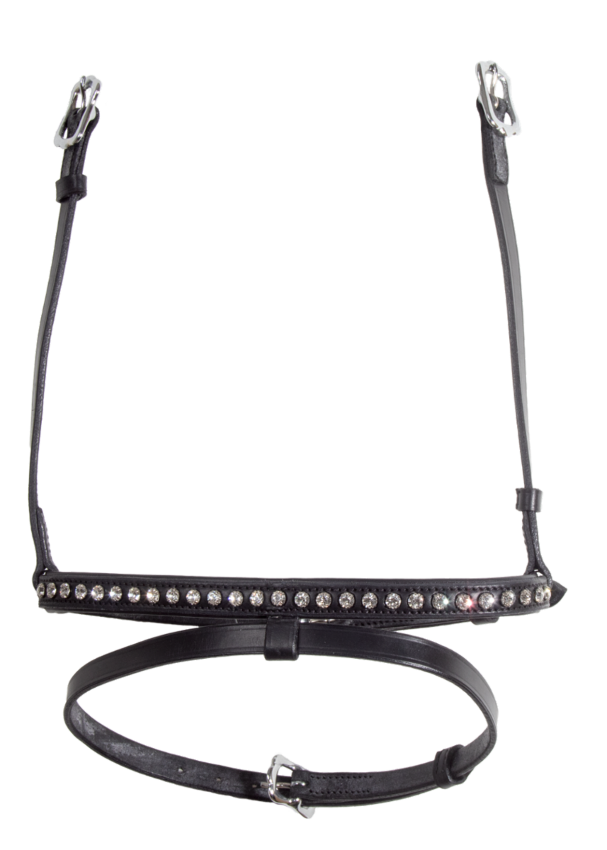 Kombi Combined noseband, 1 row crystals