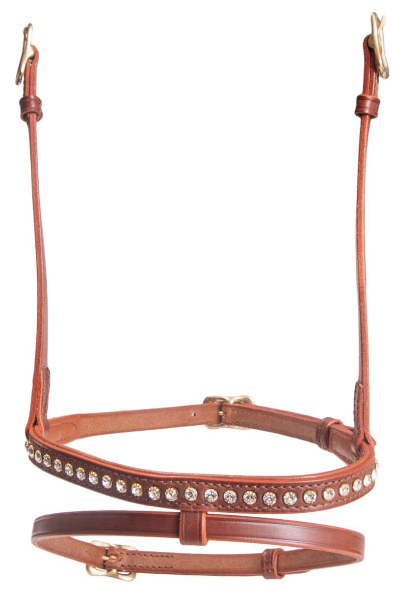 Kombi Combined noseband, 1 row crystals