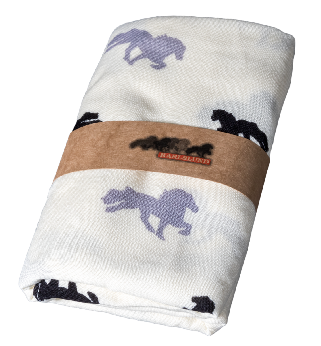 Scarf with horses