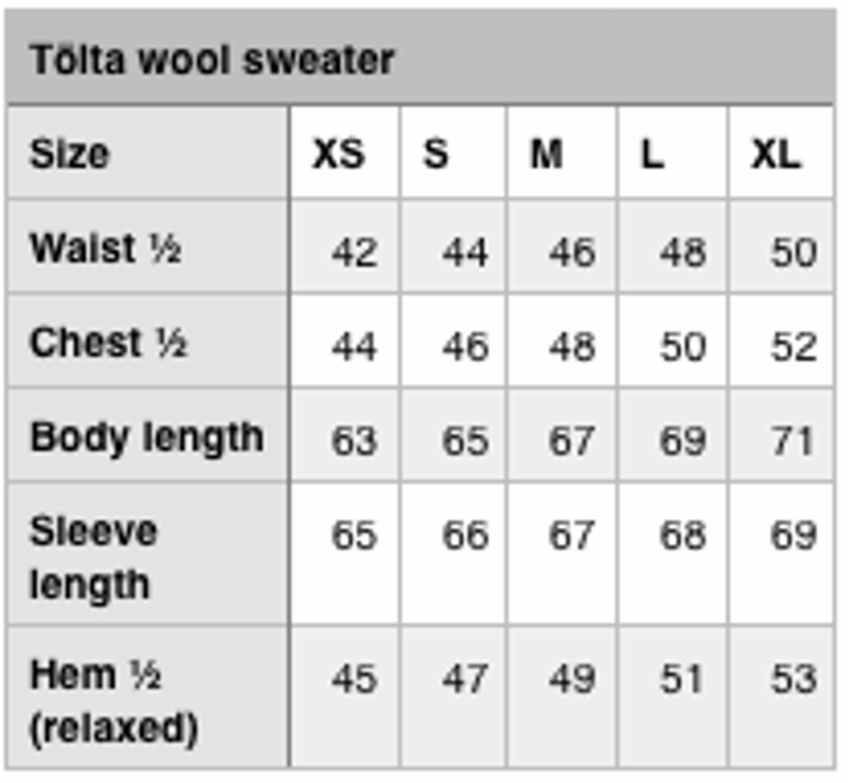 Tölta wool sweater