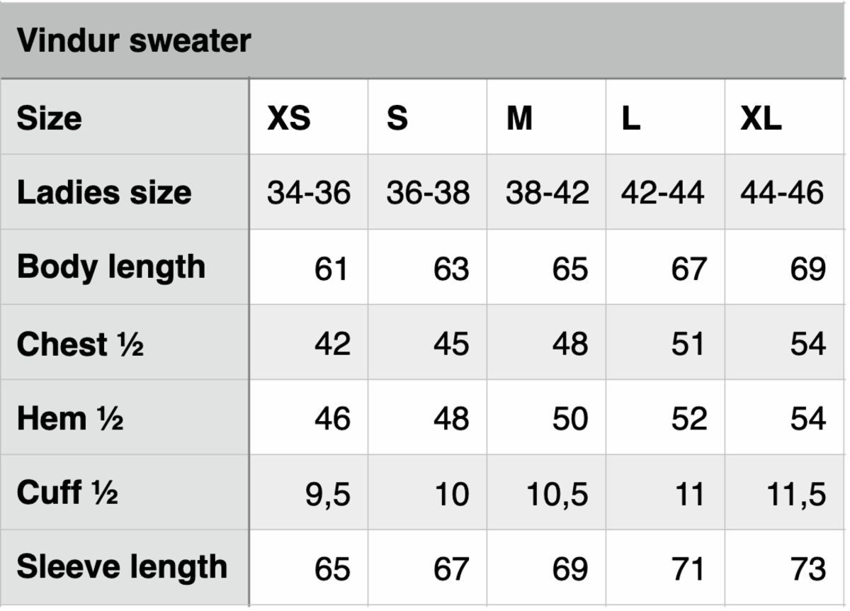 Vindur sweater