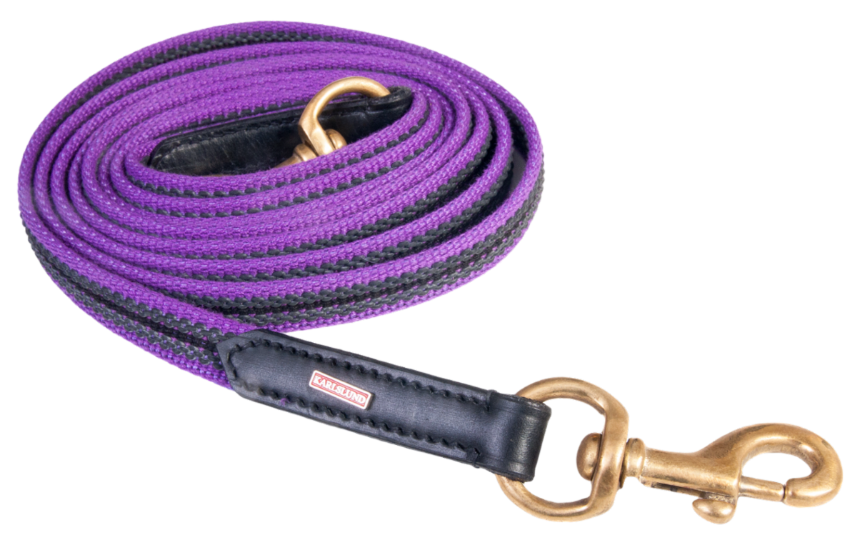 Woven rubber reins