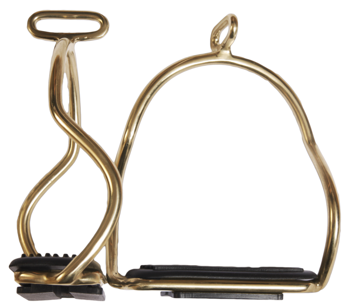 Stirrups, gilded stainless steel