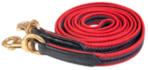 Woven rubber reins